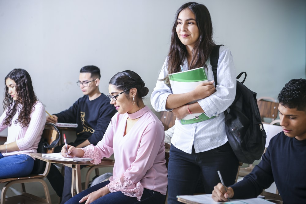 students in classroom